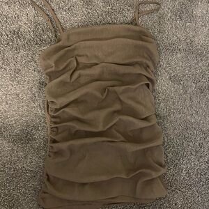 Express Size medium tan tank